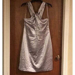 Silver cocktail dress